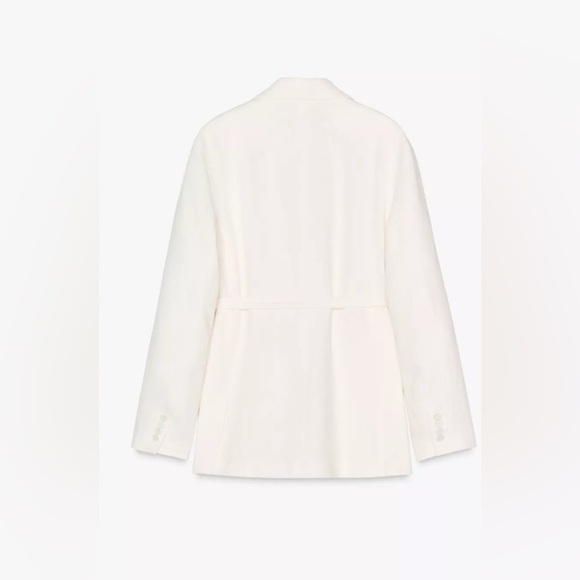 Zara LINEN BLEND BLAZER ZW COLLECTION - Picture 4 of 6